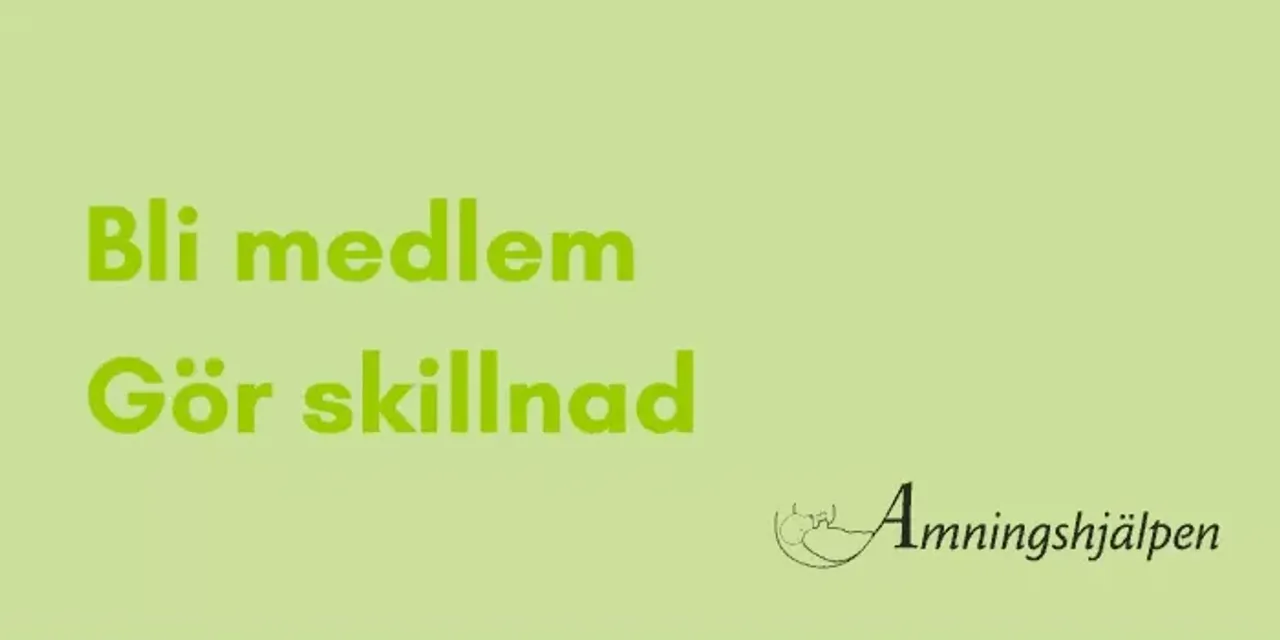 Bli medlem i amningshjälpen